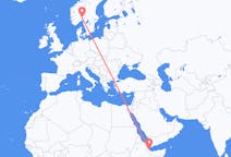 Flights from Balbala, Djibouti to Oslo, Norway