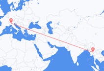 Flights from Loikaw, Myanmar (Burma) to Milan, Italy