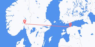Voli dalla Norvegia all'Estonia