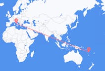 Flights from Luganville, Vanuatu to Rome, Italy