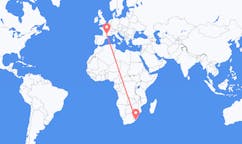 Flyreiser fra Margate, KwaZulu-Natal, Sør-Afrika til Rodez, Frankrike