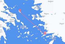 Flyrejser fra Kos, Grækenland til Skíros, Grækenland