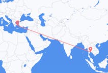 Flyreiser fra Pattaya, Thailand til Mykonos, Hellas