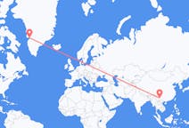 Flights from Kunming, China to Ilulissat, Greenland
