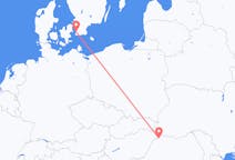 Flyrejser fra Satu Mare, Rumænien til Malmø, Sverige