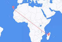 Flights from Antananarivo to Tenerife