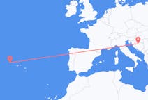 Flights from Flores Island, Portugal to Banja Luka, Bosnia & Herzegovina