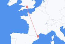 Flyreiser fra Bournemouth, England til Girona, Spania