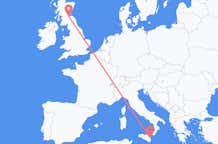 Flights from Catania to Edinburgh