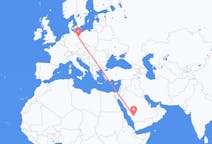 Flyg från Bisha, Saudiarabien till Berlin, Maryland, Tyskland