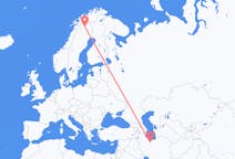 Flights from Tehran, Iran to Kiruna, Sweden
