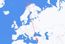 Flights from Tromsø to Larnaca