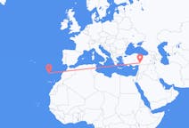 Flights from Kahramanmaraş, Turkey to Funchal, Portugal