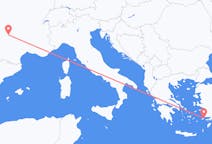 Flights from Brive-la-Gaillarde in France to Kos in Greece
