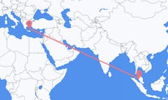 出发地 马来西亚怡保目的地 希腊圣托里尼的航班