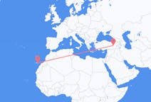 Flights from Bingöl, Turkey to Las Palmas, Spain