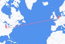 从印第安納波利斯飞往鹿特丹的航班