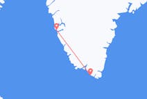 Vuelos de Nuuk, Groenlandia a Nanortalik, Groenlandia
