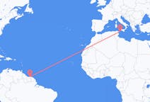 Flights from Paramaribo, Suriname to Pantelleria, Italy