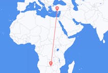 Flyreiser fra Victoria Falls, Zimbabwe til Gazipaşa, Tyrkia