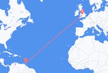 Flights from Tobago, Trinidad & Tobago to Birmingham, the United Kingdom