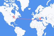 Flyg från Windsor, Kanada till Santorini, Grekland
