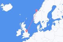 Fly fra Kristiansund til Doncaster