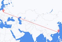 Flyrejser fra Taichung til Warszawa