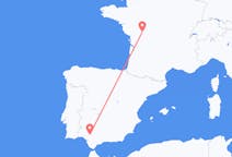 Voli from Poitiers, Francia to Siviglia, Spagna