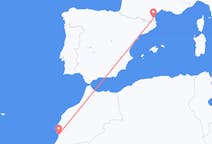 出发地 摩洛哥阿加迪尔目的地 法国佩皮尼昂的航班