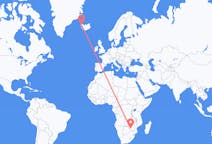Flights from Bulawayo, Zimbabwe to Ísafjörður, Iceland