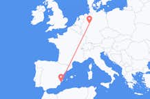 Flyreiser fra Paderborn, Tyskland til Alicante, Spania
