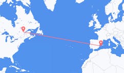 Fly fra Saguenay til Ibiza