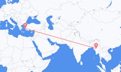 Flights from Bagan, Myanmar (Burma) to Samos, Greece