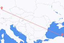 Flyreiser fra Sinop, Tyrkia, Tyrkia til Frankfurt, Tyskland