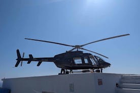 Transferência privada de helicóptero de Naxos para Mykonos
