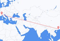 Flights from Guangzhou to Turin