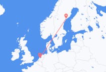 Flyreiser fra Örnskoldsvik, Sverige til Amsterdam, Nederland