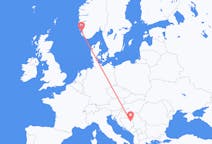 Flyrejser fra Stavanger til Tuzla