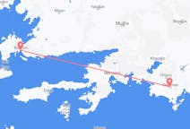 出发地 土耳其出发地 达拉曼目的地 土耳其哈利卡那索斯的航班