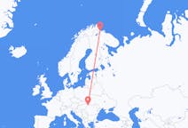 Fly fra Kirkenes til Satu Mare
