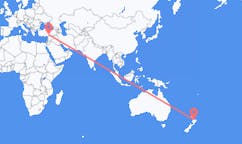 出发地 新西兰罗托路亚目的地 土耳其加濟安泰普的航班