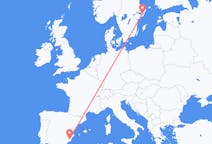 出发地 西班牙出发地 穆尔西亚目的地 瑞典斯德哥尔摩的航班
