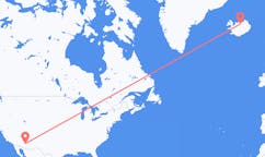 航班从美国鳳凰城市到阿克雷里市，冰岛塞尔