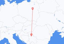 Flights from Belgrade, Serbia to Warsaw, Poland