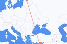 Loty z Riga do Larnaki