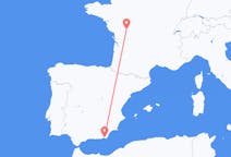 Vols depuis la ville de Poitiers vers la ville d'Almería