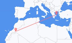 Flyg från Tindouf till Skyros
