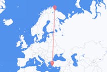 Flights from Kirkenes, Norway to Bodrum, Turkey