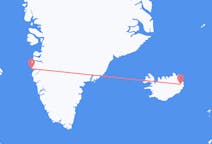 Flyreiser fra Egilsstaðir, Island til Sisimiut, Grønland